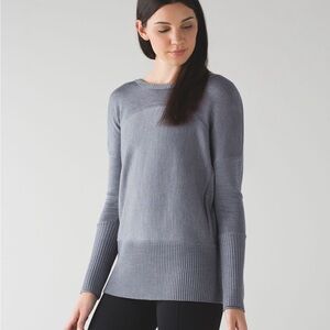 Lululemon Sattva Sweater
Heathered Arctic Grey